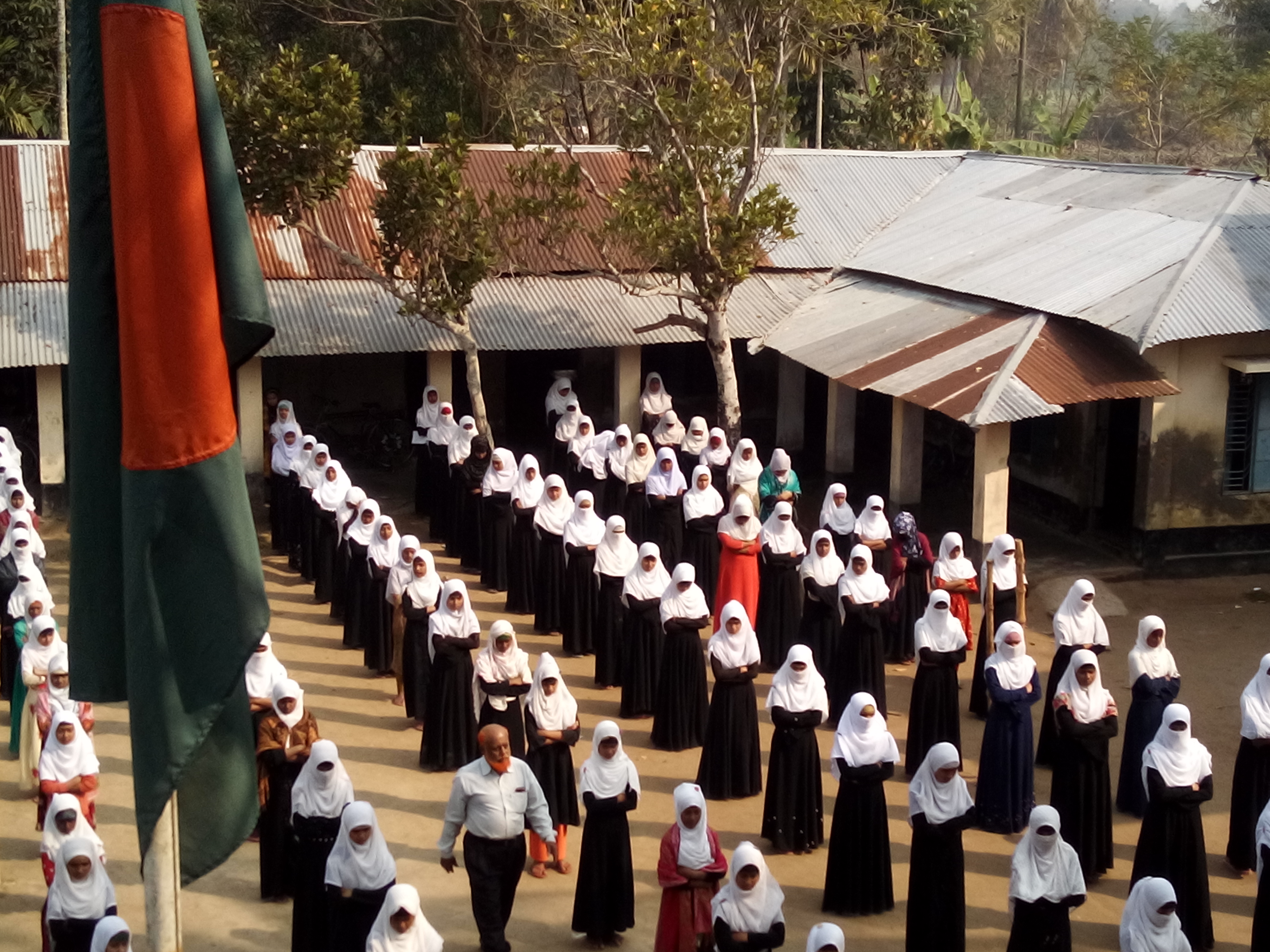 সমাবেশে উপস্থিত কাজী সেকেন্দার হোসেন স্যার